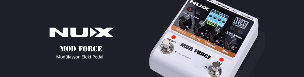 Nux Mod Force Pedal Modelleme Prosesörü