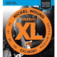 DADDARIO EXL160BT BAS GİTAR TEL SETİ, XL, 50-120 LONG SCALE, NICKEL 