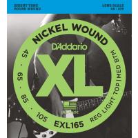 DADDARIO EXL165 BAS GİTAR TEL SETİ, XL, 45-105, LONG SCALE, NICKEL