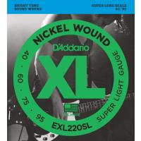 DADDARIO EXL220SL BAS GİTAR TEL SETİ, XL, 40-95, SUPER LONG SCALE, N