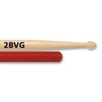 VICFIRTH V2BVG BAGET (ÇİFT) 2B VIC GRIP HICKORY, 0.630"x16 1/4", 