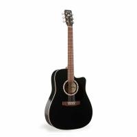 Art & Lutherie CW Cedar Black Elektro Akustik Gitar