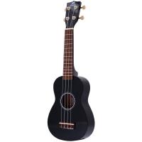 Carlos CRU50-BK Siyah Soprano Ukulele