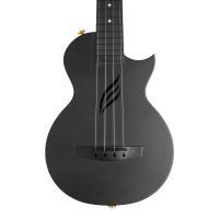 Cascha Carbon Fibre Concert Ukulele Set (Siyah)