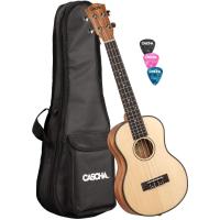 Cascha HH 2154 Maun Tenor Ukulele Set (Natural)