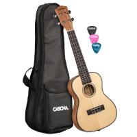 Cascha HH 2151 Maun Concert Ukulele Set (Natural)