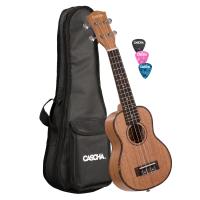 Cascha Maun Soprano Ukulele Set (Natural)