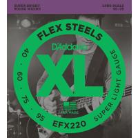 DADDARIO EFX220 BAS GİTAR TEL SETİ, FLEXSTEELS, SUPER LIGHT GAUGE,