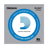 DADDARIO PL007 ELEKTRO VE AKUSTİK TEK TEL, E-(Mİ), HIGH CARBON ST