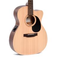 Ditson 000C-10E Cutaway Elektro akustik Gitar (Natural)