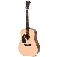 Ditson D-10L Dreadnought Solak Akustik Gitar (Natural)