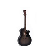 Ditson GC-10E-TBK Elektro Akustik Gitar (Tranclucent Black Satin)