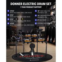 Donner Backbeat 8 Parça Elektro Davul (Siyah)