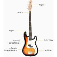 Donner Dpb-510S Bas Gitar Paketi (Sunburst)