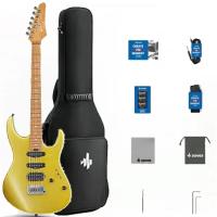 Donner DST-700 Elektro Gitar (Gold)