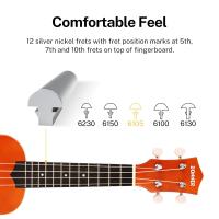 Donner DUS-10M Soprano Ukulele Seti (Maun)