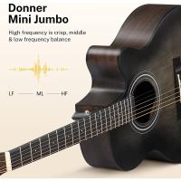 Donner EC2077 Dreadnought Akustik Gitar Paketi (Natural)