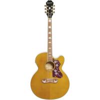 Epiphone J-200EC Studio Elektro Akustik Gitar (Vintage Natural)