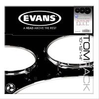 EVANS ETP-ONX2-F DERİ SETİ 10+12+14 ONYX TOM KUMLU SİYAH FUSION KİT