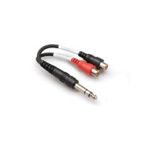 HOSA 1/4'' TRS (M) <-> Dual RCA (F) Stereo Breakout kablo