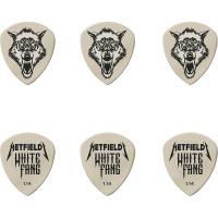 Jim Dunlop PH122T114 Hetfield's White Fang Custom Flow 6'lı Kutu Pena (1.14 mm)