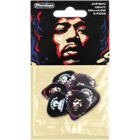 Jim Dunlop JHP15HV Hendrix Star Haze 6'lı Paket Pena