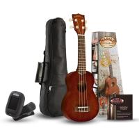 Kala MK-S/PACK Makala Soprano Ukulele Seti (Natural)