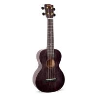 Mahalo Hano Series Concert Ukulele (Transparent Black)