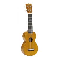 Mahalo Kahiko PLUS Series Soprano Ukulele (Transparent Brown)