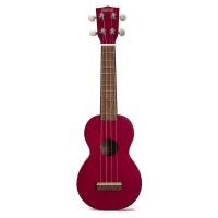 Mahalo Kahiko Serisi MK1TRD Soprano Ukulele (Transparent Red)