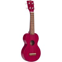 Mahalo Kahiko Serisi MK1TRD Soprano Ukulele (Transparent Red)