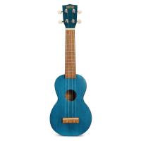 Mahalo Kahiko Serisi MK1TBU Soprano Ukulele (Transparent Blue)