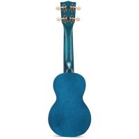 Mahalo Kahiko Serisi MK1TBU Soprano Ukulele (Transparent Blue)