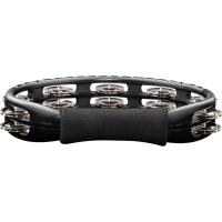 Meinl TMT1BK Traditional ABS Molded Steel Jingles 2 Rows 10" Tamburin (Siyah)