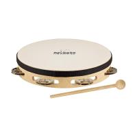 Nino NINO25 Headed Wood 10 Inch Tambourine