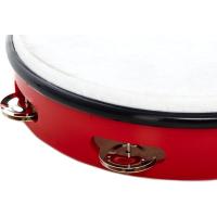 Nino NINO24R Abs Tambourine 10 Inch Jingle Drum