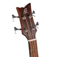 Ortega D7CE-BFT-4 Deep Series 7 Cutaway Akustik Bas Gitar (Burbon Burst)