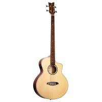 Ortega D7CE-4 Deep Series 7 Medium Scale Akustik Bas Gitar (Natural)