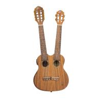 Ortega HYDRA Double Neck 4 ve 8 Telli Tenor Ukulele (Satin Finish)