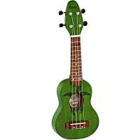 Ortega K1-GR Sopranino  Ukulele (Keiki Turtle Forrest Green)