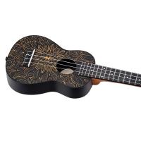 Ortega K2SS Keiki Sopranino Ukulele Set (Orange Kaleidoscope)