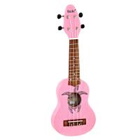 Ortega Keiki Turtle Soprano Ukulele (Pink)