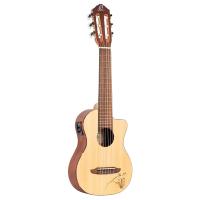 Ortega RGL5CE Elektro Klasik Travel Gitar (Laser Engraved Motif)