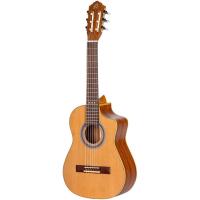 Ortega RQ39E Requinto Series Cutaway Elektro Klasik Gitar (Natural)