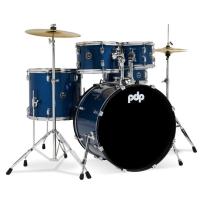 PDP Drums centerstage 22 Inch 5-Parça Akustik Davul Seti (Royal Blue Sparkle)