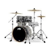 PDP Drums Concept Series 20" 4 Parça Akustik Davul Seti (Silver to Black Fade)