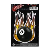 PLANETWAVES GT77109 GTR TATTOO- FLAME 8 BALL STİCKER