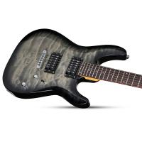 Schecter C-6 Plus LH Solak Elektro Gitar (Charcoal Burst)