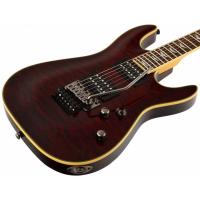 Schecter Omen Extreme 6 FR Elektro Gitar (Crimson Black)