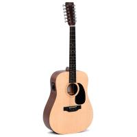 Sigma DM12E 12 Telli Elektro Akustik Gitar (Natural)